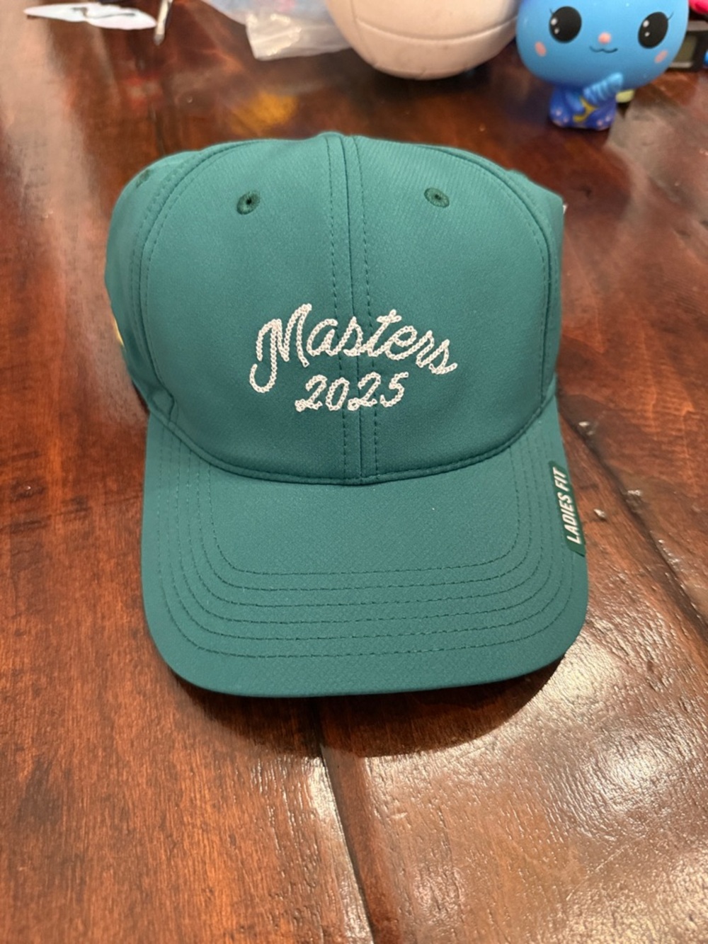 2025 Masters hat - green ladies fit NWT